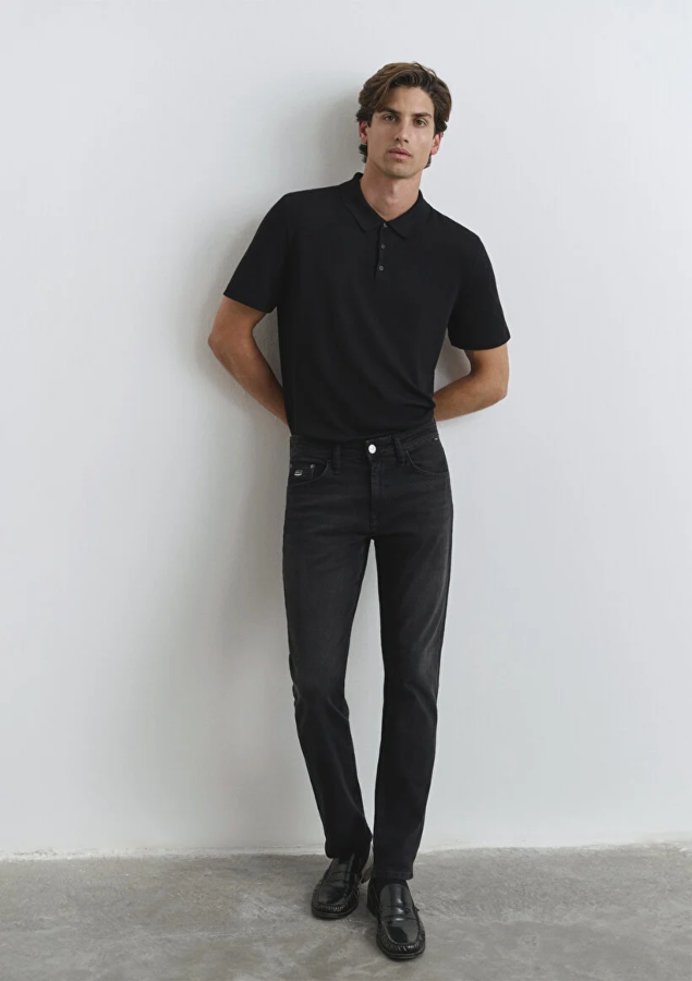 Resim Mavi Jake Erkek Jean Pantolon M0042286544