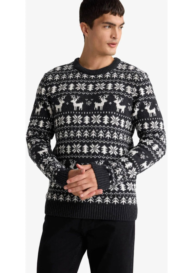 Resim Defacto Erkek Kazak G1047AX/AR198