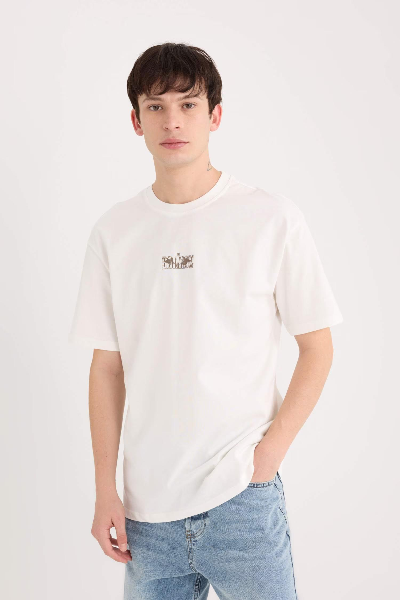 Resim Defacto Erkek  T-shirt D6795AX/ER105