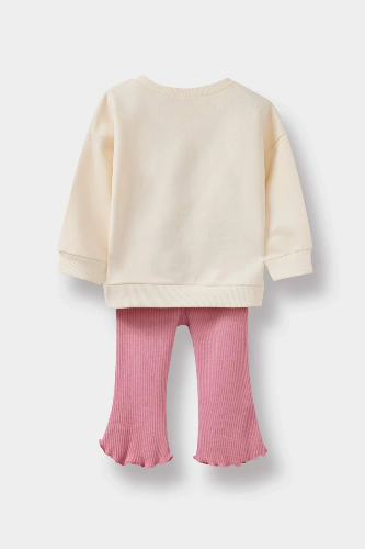 Resim Defacto Kız Bebek  Sweat Takım F0528A5/PN161