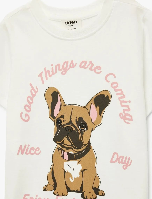 Resim Koton Kız Çocuk T-shirt 6SKG10037AK