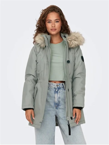Resim Only Onliris Fur Winter Parka Life Cc Otw Kadın Mont 15304625