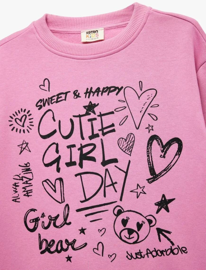 Resim Koton Kız Çocuk Sweat 6Wkg10108Ak