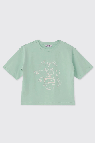 Resim Panço Kız Çocuk T-shirt