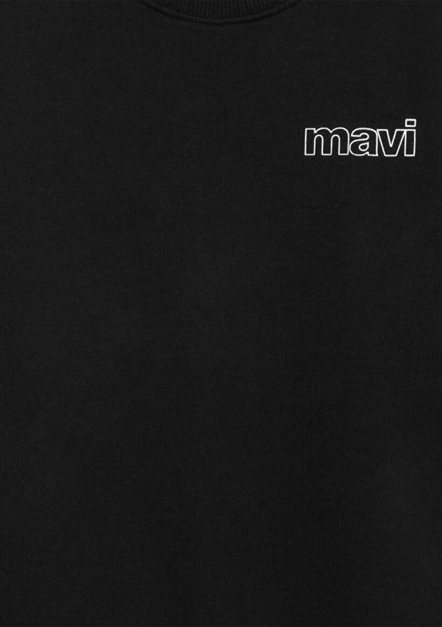 Resim Mavi Logo Baskılı Erkek Çocuk Sweat M6S10034-900