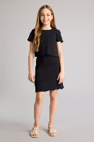 Resim Defacto Kız Çocuk Elbise H2206A8/BK27