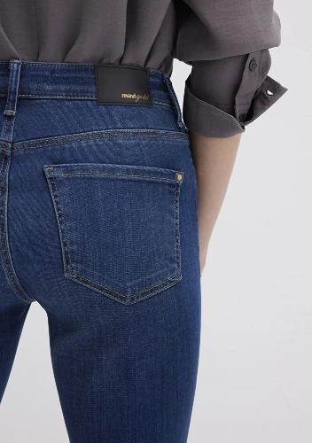 Resim Mavi Tess Kadın Jean Pantolon M100328-82232