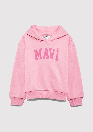 Resim Mavi Logo Baskılı Kız Çocuk Sweat M7S10147-70972