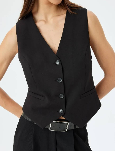 Resim Koton Kadın Yelek 5SAK20019UW