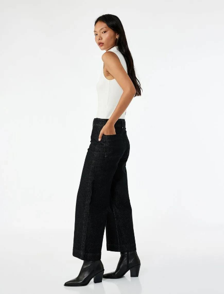 Resim Koton Kadın Jean Pantolon 6WAL40096MD