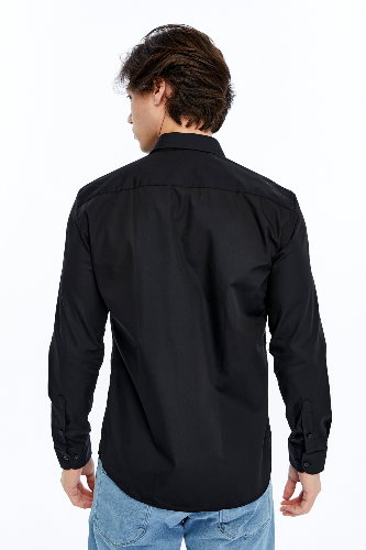 Resim Süvari Wonder Slım Uzun Erkek Gömlek Gm1007100695