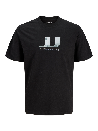 Resim Jack & Jones Jcodust Jj Photo Tee Ss Crew Fst Erkek T-Shirt 12297849