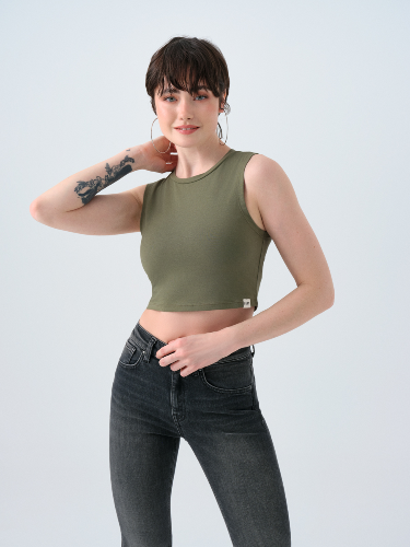 Resim Loft Kadın Crop Atlet Lf2032011