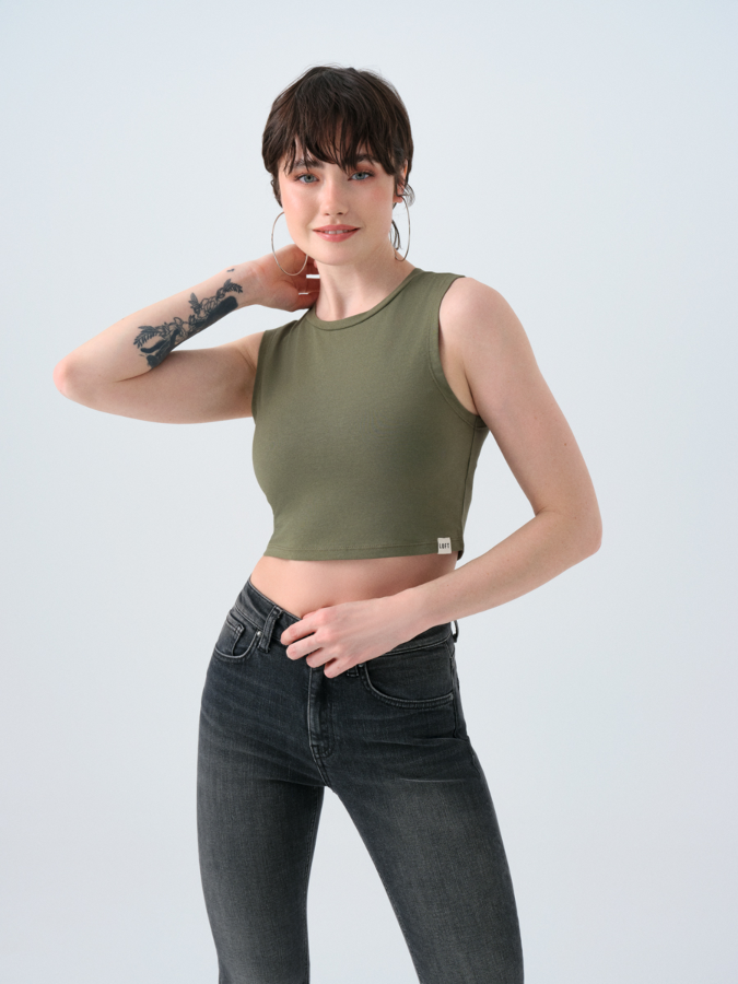 Resim Loft Kadın Crop Atlet Lf2032011