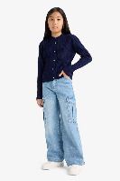 Resim Defacto Kız Çocuk  Hırka E7711A8/NV42