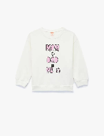 Resim Koton Kız Bebek Sweat 6Wmg10101Ak