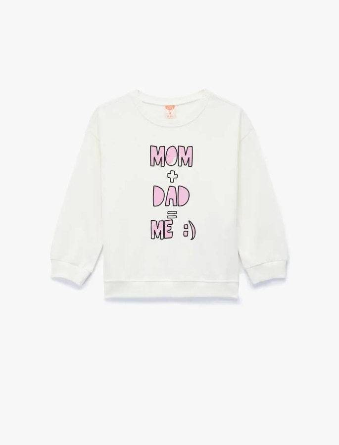 Resim Koton Kız Bebek Sweat 6Wmg10101Ak