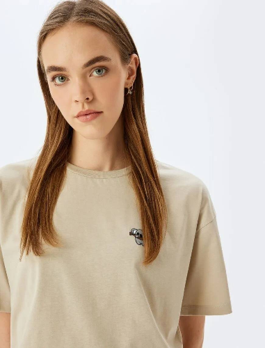 Resim Koton Kadın T-shirt 5SAL10133IK