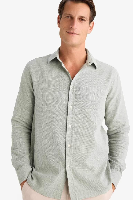 Resim Defacto Erkek Uzun kol Gömlek D7394AX/KH499