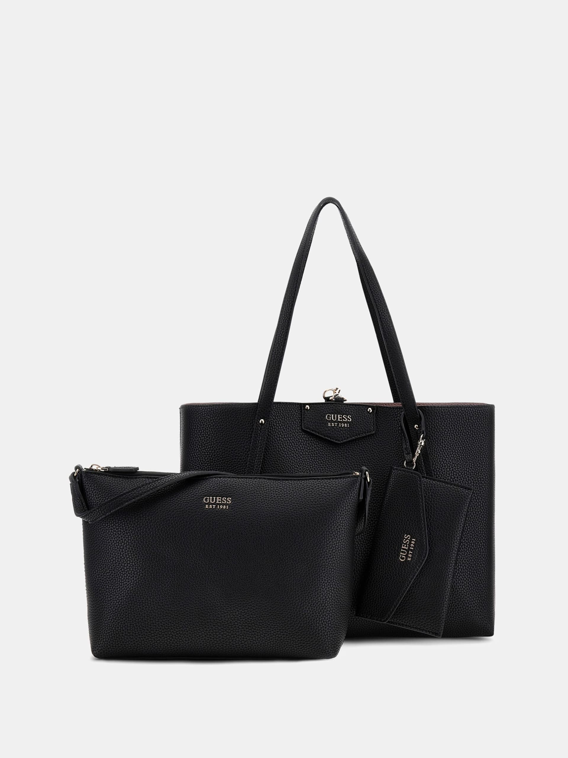 Guess Eco Brenton Tote Kadın Çanta HWEVG839023-BLA