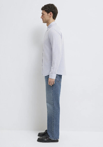 Resim Mavi Erkek Uzun Kol Gömlek M0211913-70813