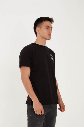 Resim Paul&More T-004 Skull Erkek T-Shirt