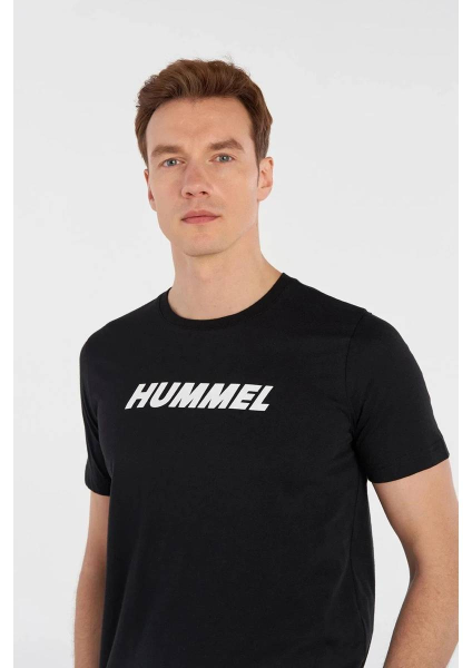 Resim Hummel Hml Elemental Logo Cotton Tee Erkek T-shirt 911947-2001