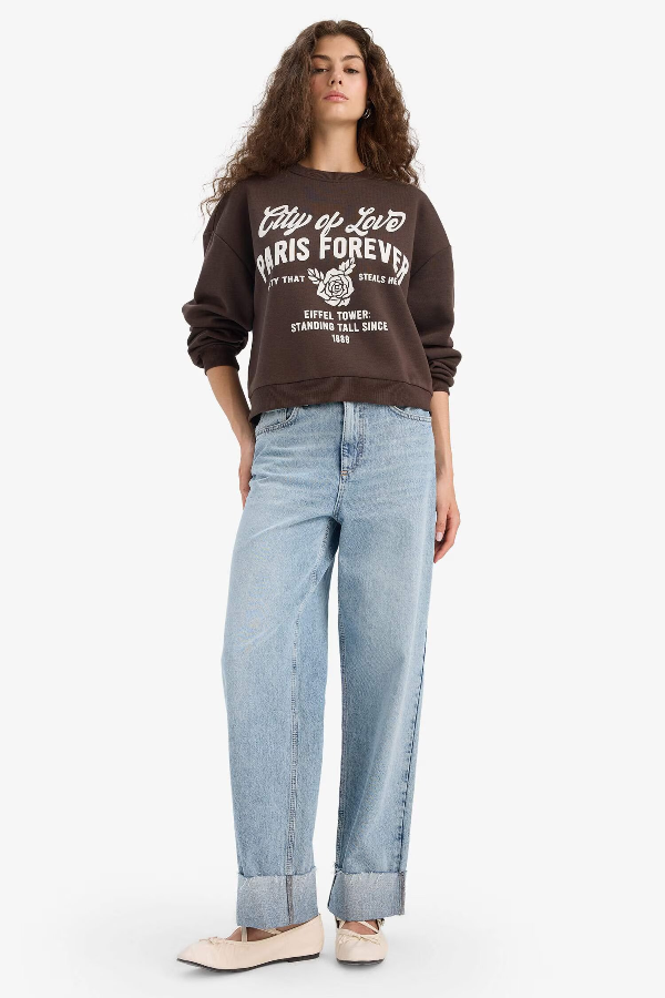 Resim Defacto Kadın  Sweat E8602AX/BN258