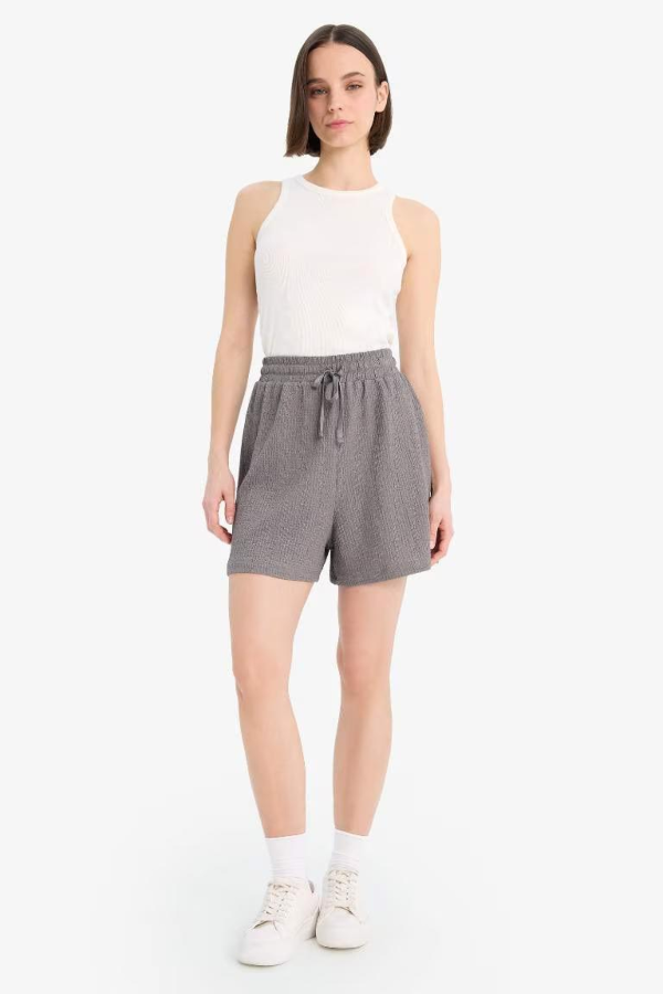 Resim Defacto Kadın  Penye Şort A6223AX/GR211