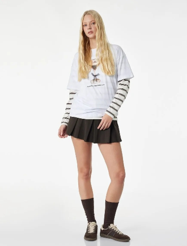 Resim Koton Kadın T-shirt 6SAL10073IK