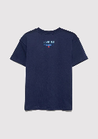 Resim Mavi Superman Baskılı Erkek Çocuk T-Shirt M6610380-70720