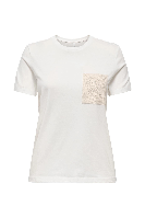 Resim Only Onlenja Lıfe S/S O-Neck Pocket Top Jrs Kadın T-shirt 15369258