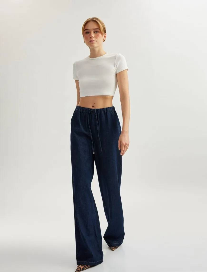 Resim Koton Kadın Jean Pantolon 5SAL40037MD