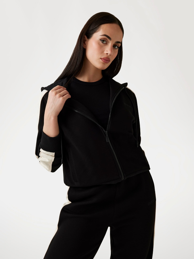 Resim Guess Kadın Sweat V5Yq00Kb3P2 Maryella Full Zıp