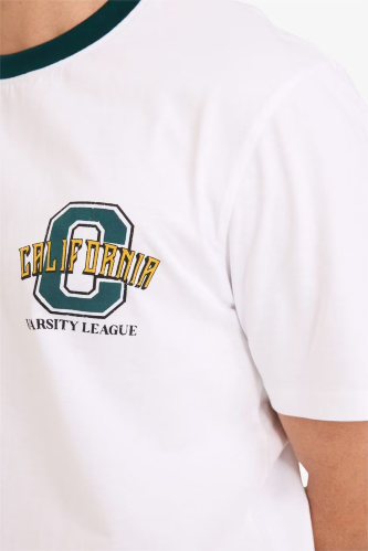 Resim Defacto Erkek T-shirt F8150AX/WT34