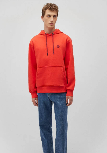 Resim Mavi Kapüşonlu Erkek Sweatshirt M065809-70481