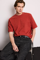 Resim Defacto Erkek T-shirt F9856AX/BR91