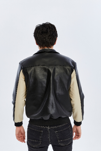 Resim Trender Erkek Deri Mont ve Ceket