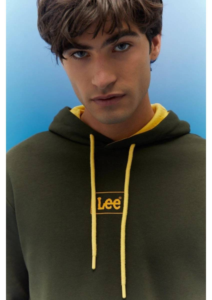 Resim Lee Mid Logo Hoodie Erkek Sweat L212302801
