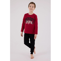 Resim U.S. Polo Assn Kids Erkek Çocuk Pijama Takım US2203-G
