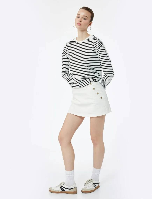 Resim Koton Kadın Sweat 6Wal10112Ik