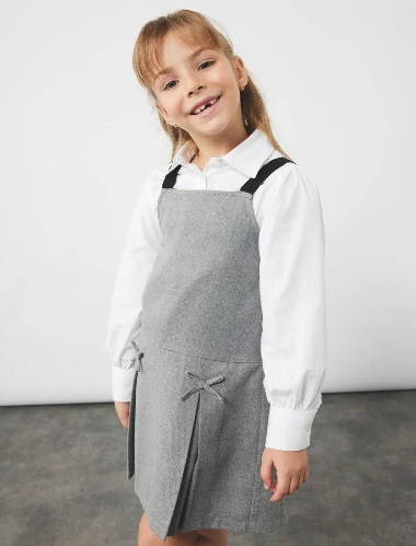 Resim Koton Kız Çocuk Uzun Kol Gömlek 6WKG60002AW