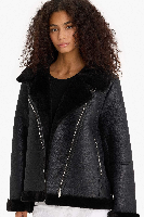 Resim Defacto Kadın  Deri Mont ve Ceket F1822AX/BK27