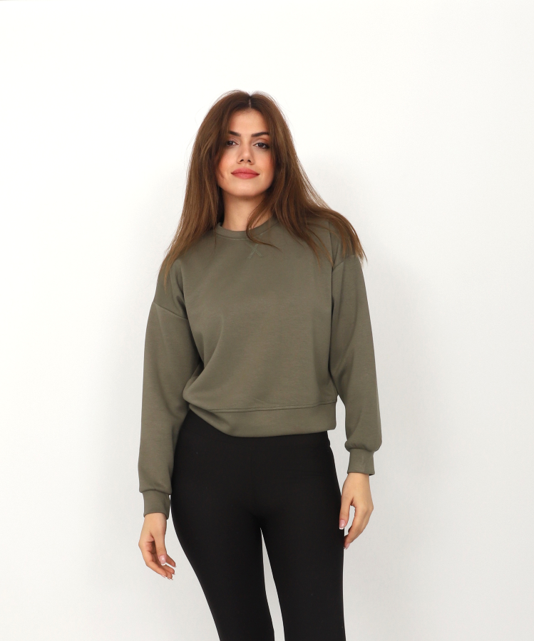 Resim Viole&More Kadın Sweat 115 Cupra Kumaş