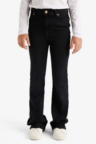 Resim Defacto Kız Çocuk  Jean Pantolon E6183A8/BK27