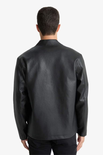 Resim Defacto Erkek Deri Mont D8525AX/BK27