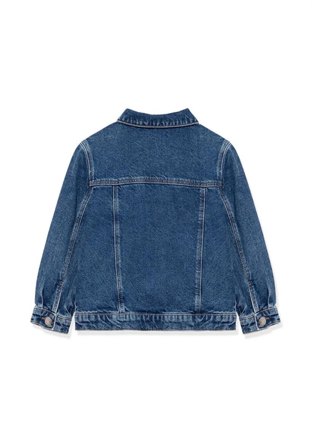 Resim Mavi Ken Erkek Çocuk Jean Ceket M6110001-86708