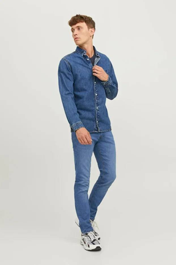 Resim Jack & Jones Jjiglenn Jjoriginal Sq 223 Noos Erkek Jean Pantolon 12243592