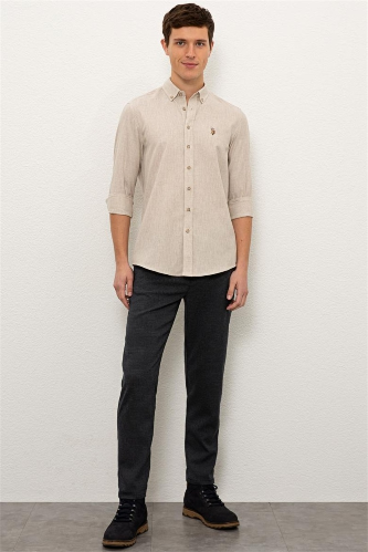 Resim 2225603 Akıs025K U.S Polo Assn. Erkek Uzun Kol Gömlek