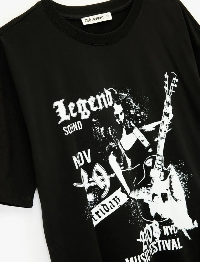 Resim Koton Kadın T-shirt 6SAL10089IK